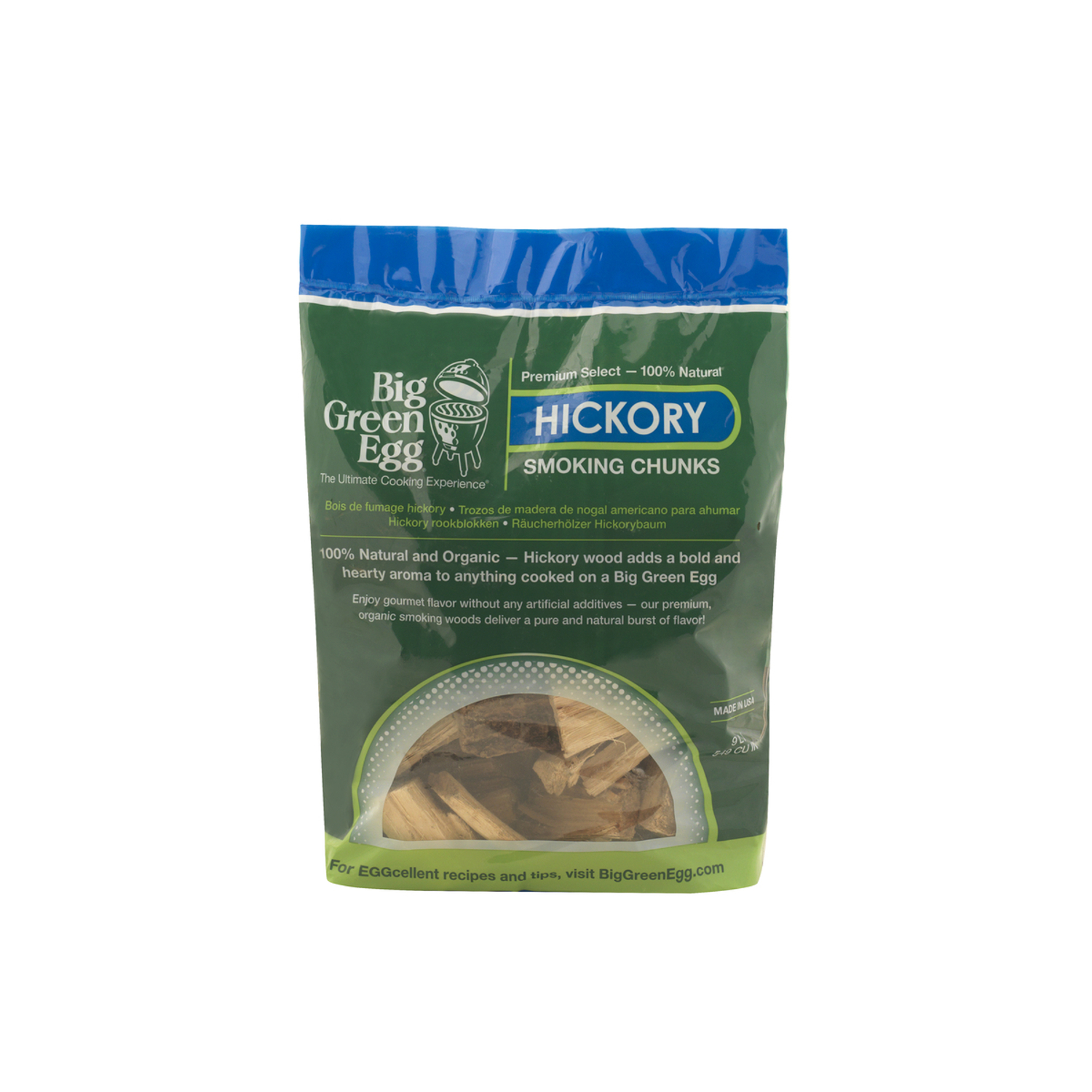 Bild von Big Green Egg Hickory Wood Chunks (Holzstücke)