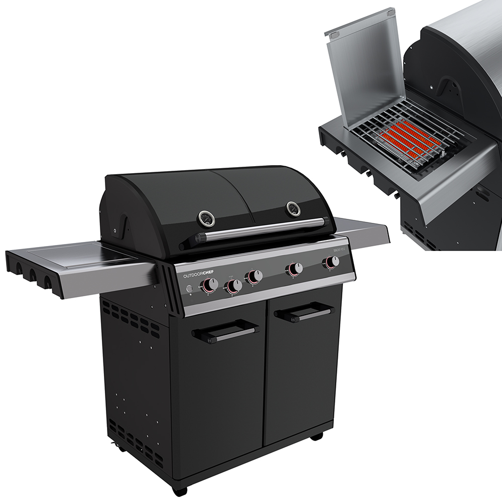 Bild von Outdoorchef Dualchef 425 G BZ Black Gasgrill