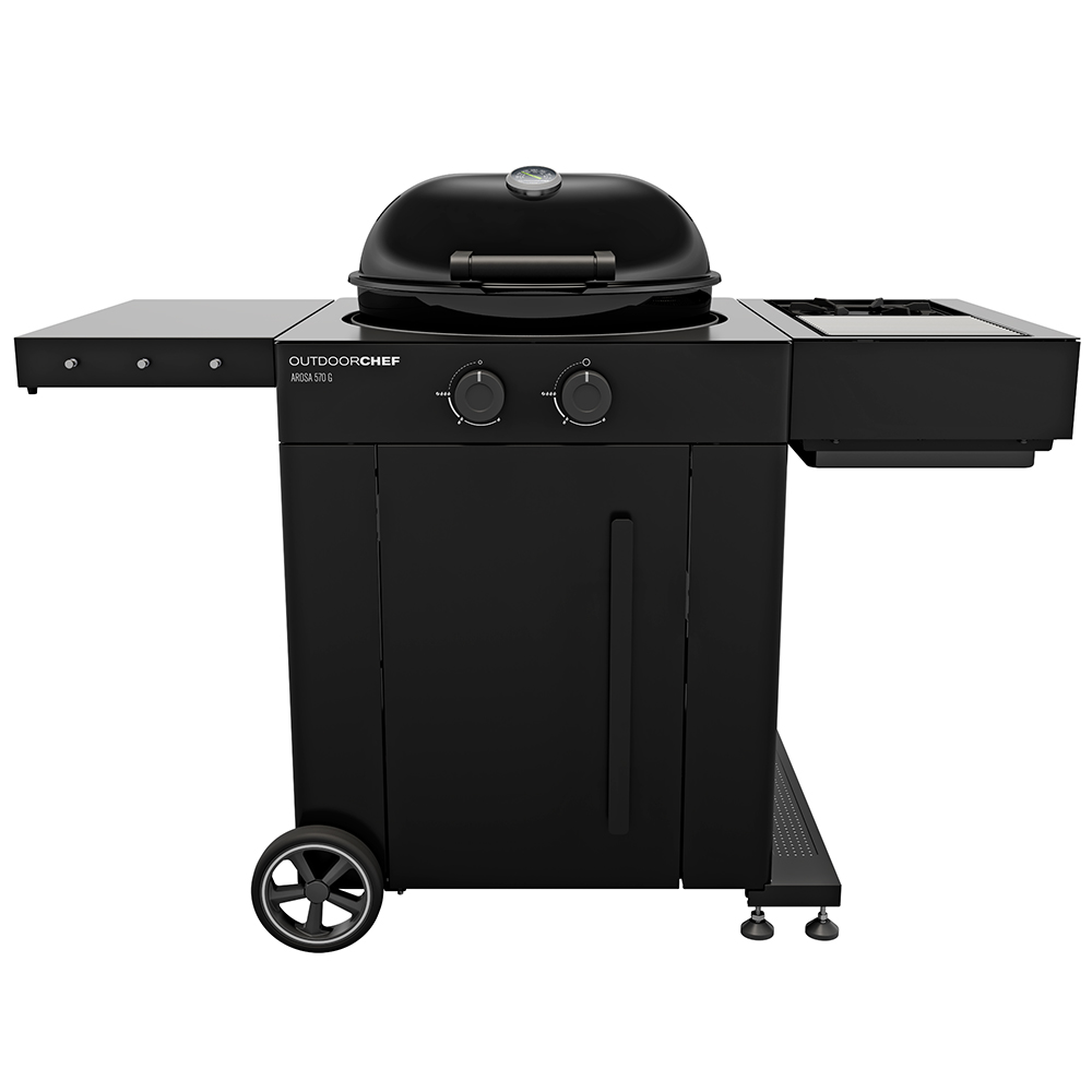 Bild von Outdoorchef Arosa 570 G Evo Black Style Gasgrill Inkl. Blazing-/Cooking Zone