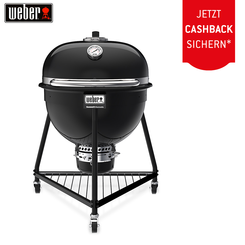 Weber Summit Kamado E6 Black Holzkohlegrill (18201004) + 150.– Cashback
