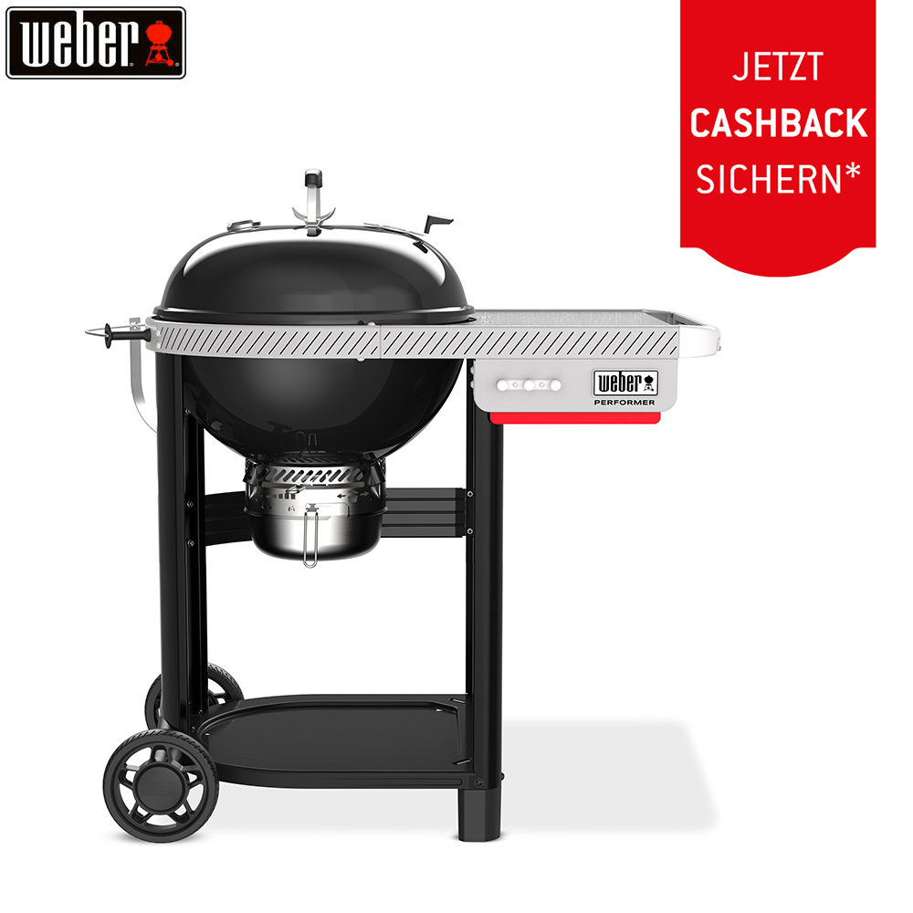 Weber Performer GBS 57 cm Black Holzkohlegrill (1501630) + 50.– Cashback