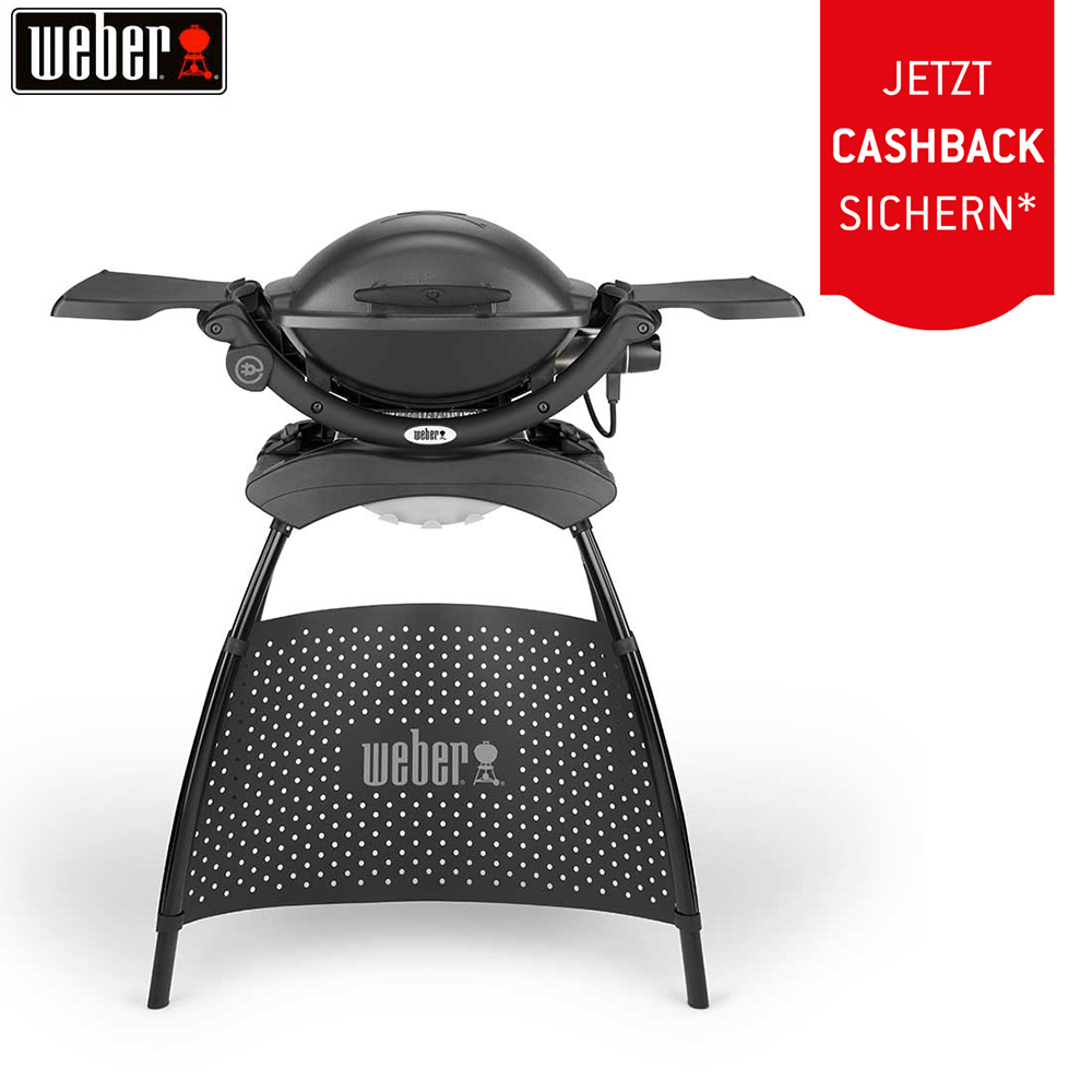 Weber Q 1400 Stand Dark Grey Elektrogrill (52020894) + 50.– Cashback