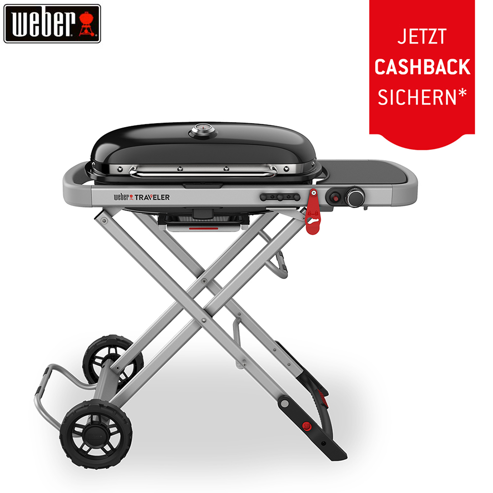 Weber Traveler Black Gasgrill (9010094) + 50.– Cashback