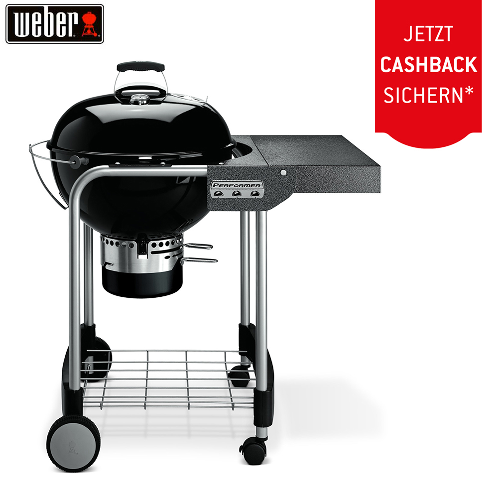 Weber Performer GBS 57 cm Black Holzkohlegrill (15301004) + 50.– Cashback