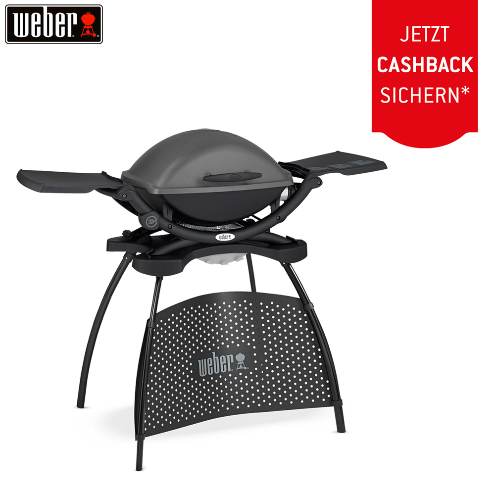 Weber Q 2400 Stand Dark Grey Elektrogrill (55020894) + 50.– Cashback