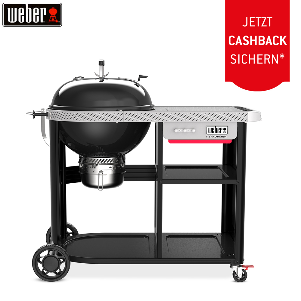 Weber Performer Premium GBS 57 cm Black Holzkohlegrill (1501966) + 50.– Cashback
