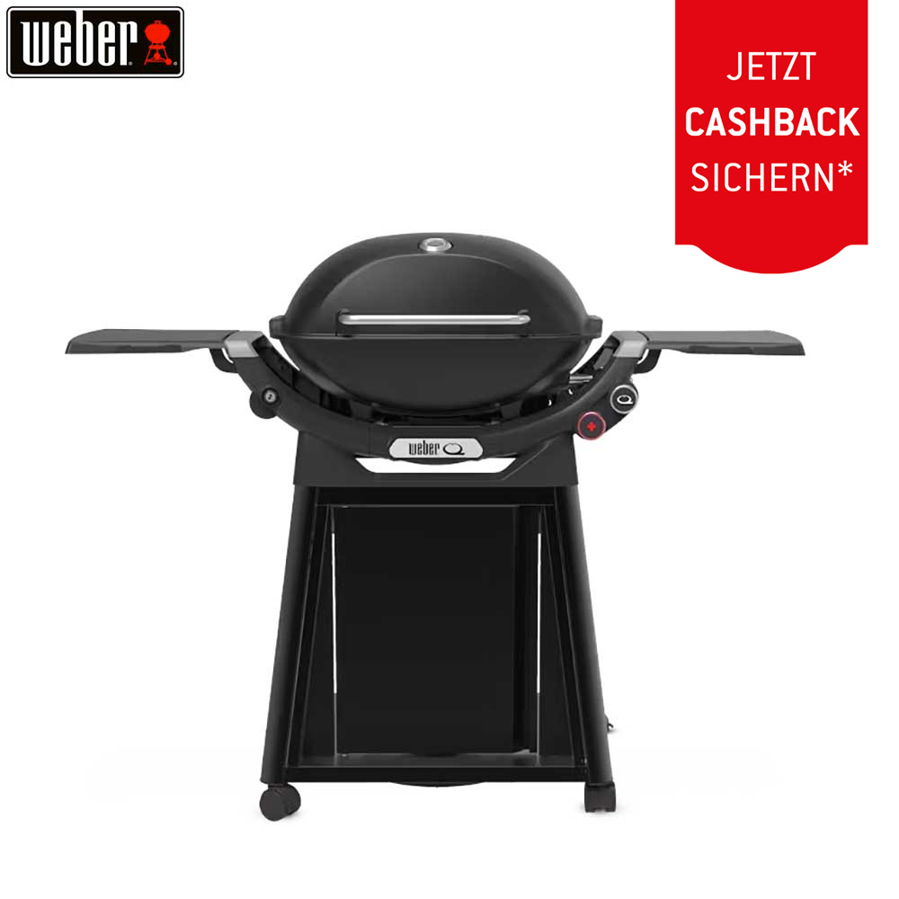 Weber Q 3200N+ Gasgrill mit Premium-Rollwagen (1501128) + 50.– Cashback