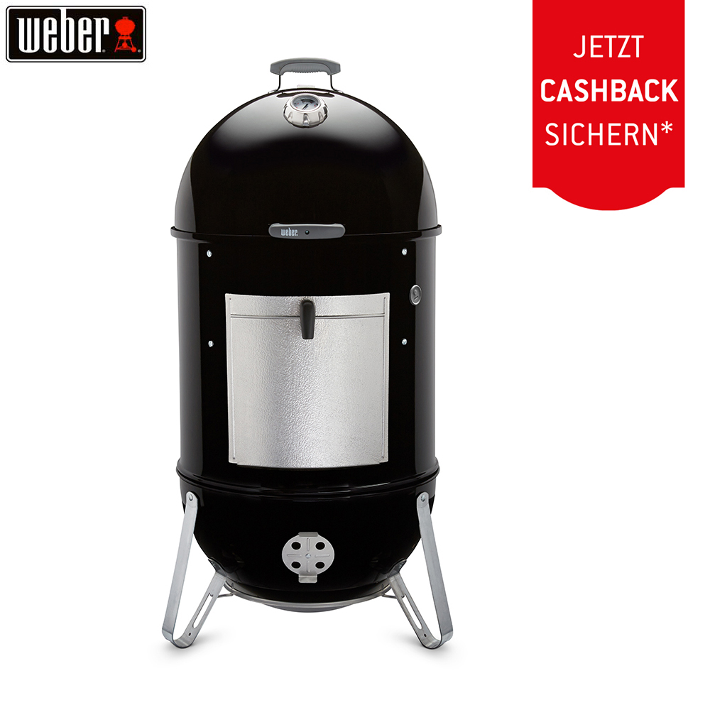 Weber Smokey Mountain Cooker 57cm Black Holzkohlegrill (731004) + 50.– Cashback