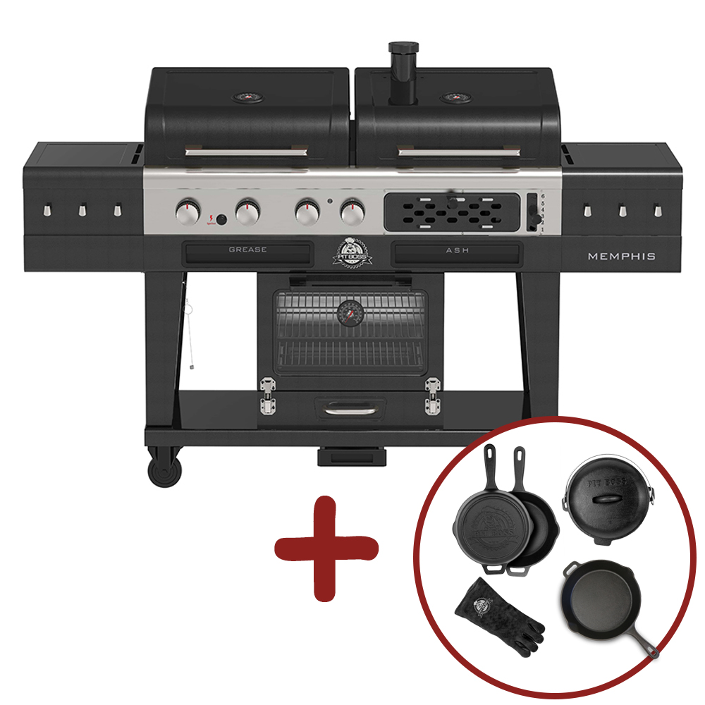 Pit Boss Memphis Gas- & Holzkohle Kombigrill